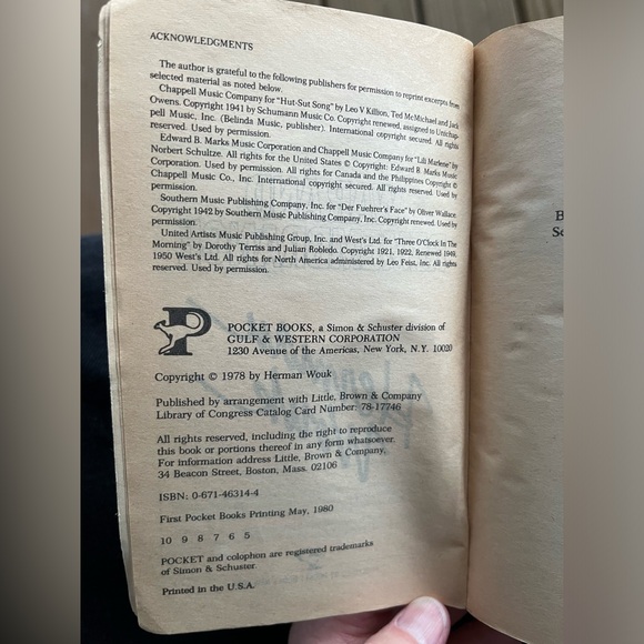 Vintage Herman Wouk 1st Edition Books Winds of War 1971+War and Remembrance 1978 - Picture 9 of 9